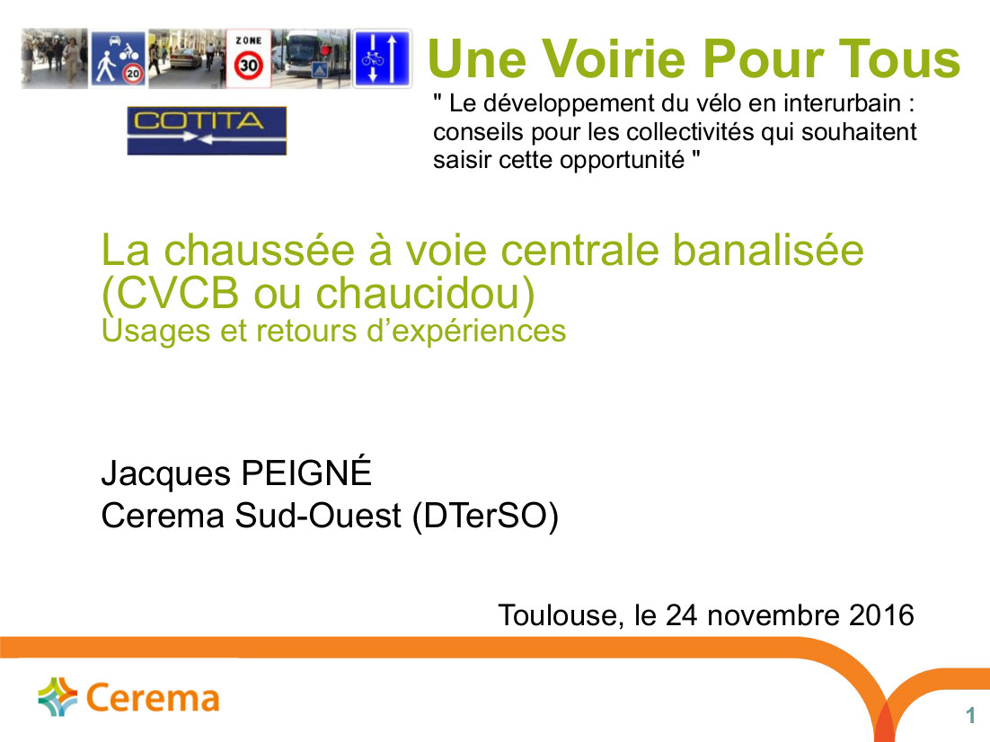 largeur voirie zone de rencontre