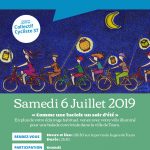 Affiche de la balade des Lucioles 2019, un évènement organisé par le Collectif Cycliste 37.