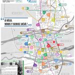 Carte des temps de trajets à vélo de la ville de Tours. @Conception et réalisation : Collectif Cycliste 37, avec le soutien du Syndicat des Mobilités de Touraine, 2019.