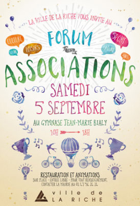 Forum des associations, La Riche (samedi 5 septembre 2015)