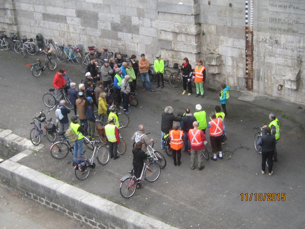 Vélo conférence « Tours au fil de l’eau » à Tours le 11 octobre 2015. @CC37