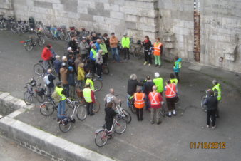 Vélo conférence « Tours au fil de l’eau » à Tours le 11 octobre 2015. @CC37