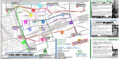 Saint-Pierre-des-Corps : la carte des temps de trajets à vélo est disponible !