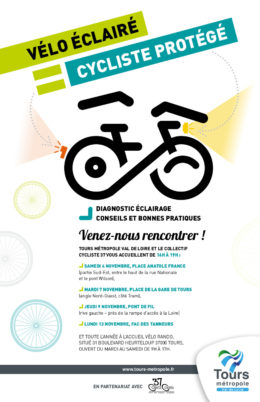 « Cyclistes, brillez ! » : campagne 2017 de sensibilisation à l’éclairage vélo