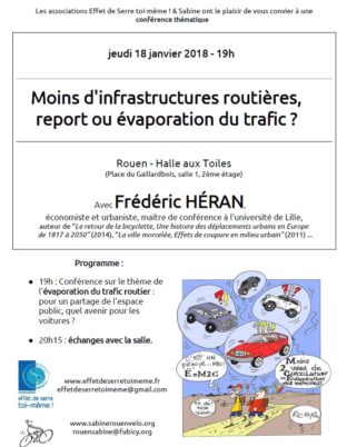 Evaporation du trafic routier, une conférence de Frédéric Héran