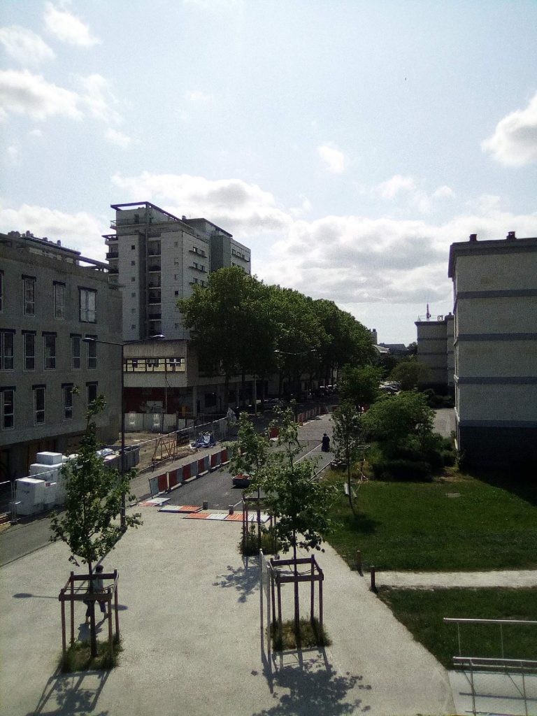 Vue du quartier du Sanitas, à Tours. @Collectif Cycliste 37