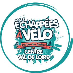 Echappếes à vélo de la région Centre-Val de Loire, logo 2018. @région Centre-Val de Loire