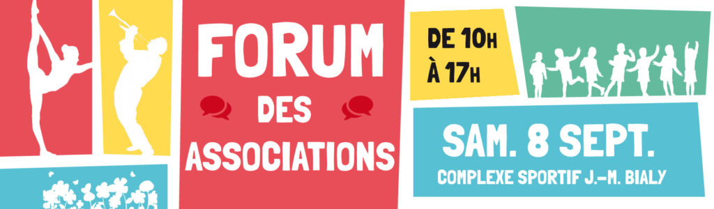 Visuel du Forum des associations 2018, La Riche. 