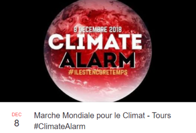 Samedi 8 décembre 2018 à Tours : marche pour le climat