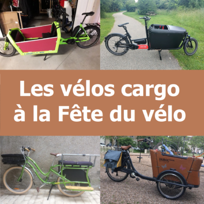 Les vélos cargo à la Fête du Vélo 2019