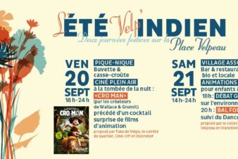 L'été Velp'Indien, vendredi 20 et samedi 21 septembre 2019, deux journées festives sur la place Velpeau, à Tours. @collectif Velpeau en transition