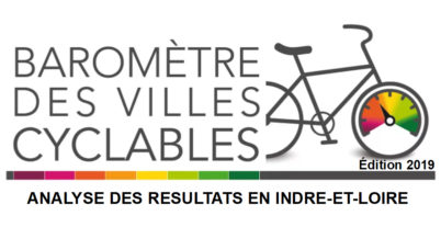 Résultat du baromètre des villes cyclable 2019 en Indre-et-Loire