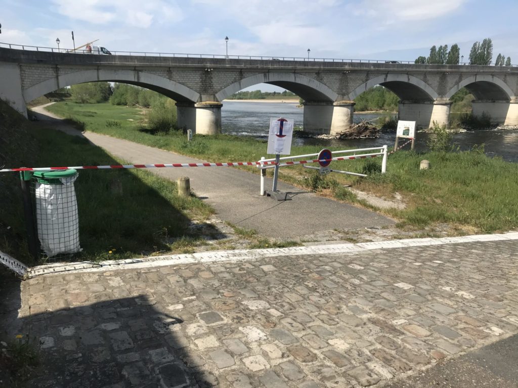 Fermeture d'une voie verte en Indre-et-Loire. Source : Préfecture d'Indre-et-Loire.