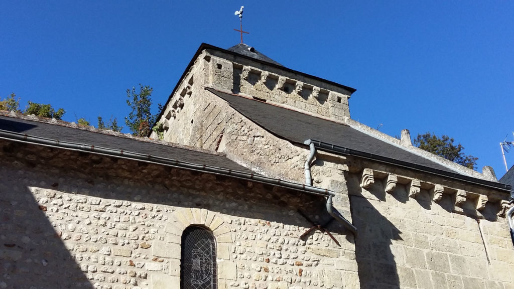 La Chapelle Saint Georges à Rochecorbon. Source de l'illustration : Touraine, terre d'histoire.