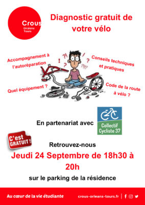 Étudiants, bénéficiez d’un diagnostic gratuit de votre vélo !