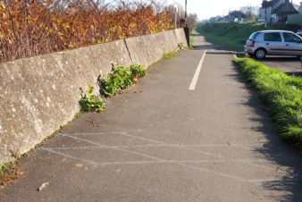 Compteur vélo sur l'itinéraire Loire à vélo à Saint-Pierre-des-Corps.