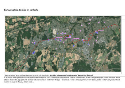 Concertation publique sur un nouvel itinéraire cyclable reliant Saint-Avertin à Druye