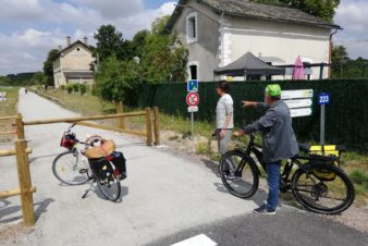 Voie verte entre Descartes et Preuilly-sur-Claiseinaugurée en 2021. @Photo : CC37.