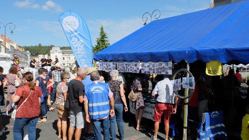 Stand de l'antenne Loches Sud Touraine. Loches, samedi 4 septembre 2021, Forum des associations.