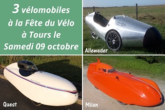 Venez découvrir les vélomobiles à la Fête du Vélo à Tours !