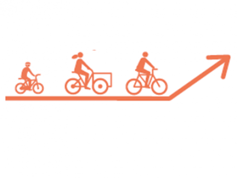 Un trafic cycliste amené à croître sur la vélorue. CEREMA, 2021.