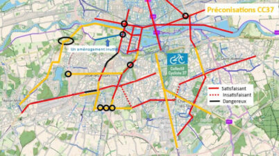 Schéma directeur cyclable métropolitain : les priorités du Collectif Cycliste 37