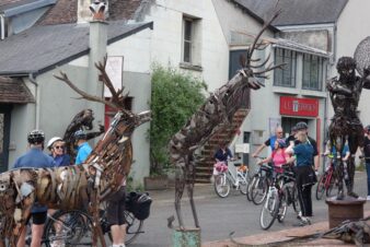 Dimanche 15 mai 2022 : balade à vélo organisée par l'antenne Loches Sud Touraine du Collectif Cycliste 37, dans le cadre de Mai à vélo.