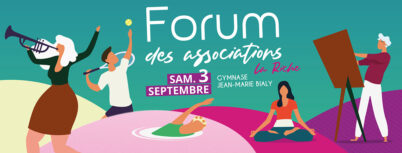 Samedi 3 septembre 2022 : forum des associations de La Riche