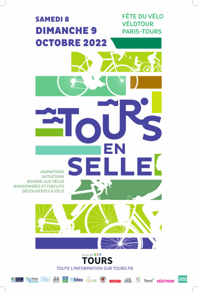 Affiche de Tours en selle 2022. @Ville de Tours