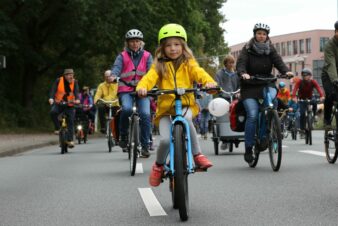 Flensburg Fahrradkorso. Copyright : Katrin Storsberg