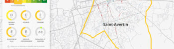 En 2021, pour la deuxième fois, la ville de Saint-Avertin est représentée dans le palmarès du Baromètre des villes cyclables de la FUB.