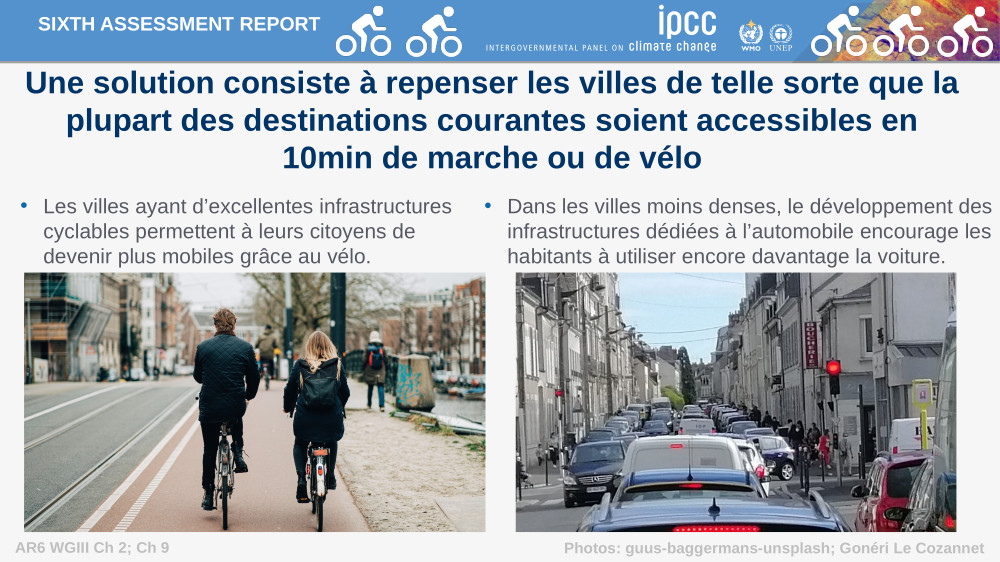 Gonéri Le Cozannet et Valérie Masson-Delmotte. Le vélo dans le 6ème rapport du GIEC. Compilation des références au vélo dans le 6ème rapport du GIEC, mai 2022.