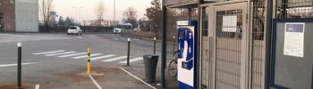Stationnement vélo sécurisé. @Alveole Plus, 2023.