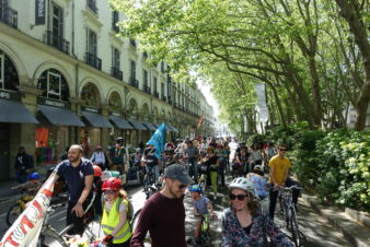 Samedi 6 mai 2023 : 3ème édition tourangelle de la Kidical Mass. @CC37 - photo Emmanuel Andrieu.