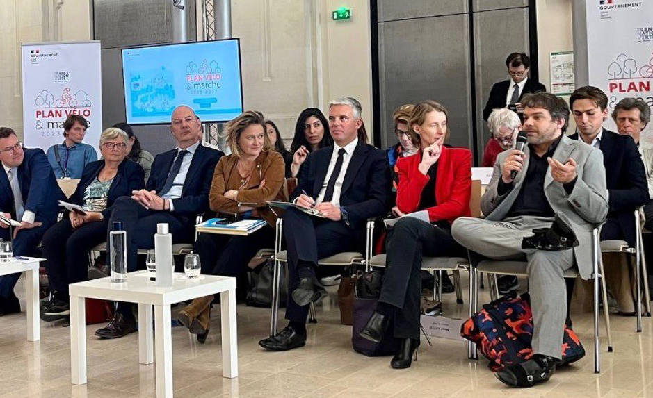 Olivier Schneider, lors du premier Comité interministériel vélo, mai 2023. @FUB.