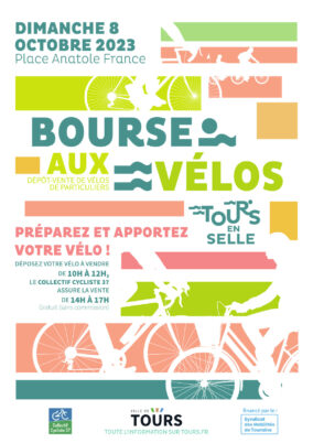 Bourse aux vélos à Tours : dimanche 8 octobre 2023 à l’occasion de Tours en selle