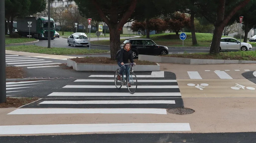 Vue du giratoire Saint-Sauveur, à Tours. @La Nouvelle République, 2022.