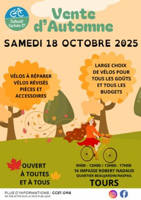 Grand déstockage de vélos : samedi 18 octobre 2025