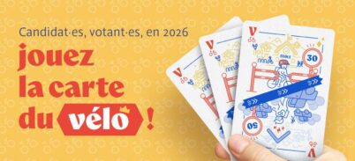 [FUB] Municipales 2026 : le vélo s’invite dans le débat local