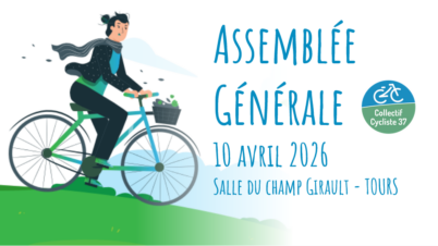 Vendredi 10 avril 2026 : assemblée générale du Collectif Cycliste 37