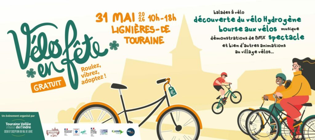 Vélo en fête à Lignières-de-Touraine : roulez, vibrez, adoptez !